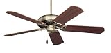 Emerson Ceiling Fans CF715AB Buckingham Ceiling Fan in Antique Brass with Reversible Blades