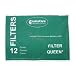 Package of 12 Replacement Filter Queen Cones