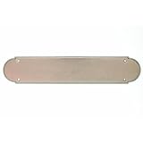 Top Knobs M891 Beaded Push Plate Pull Backplate - Antique Copper