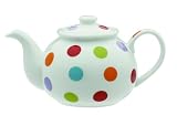 Typhoon Hand-decaled Fine Procelain Bright Polka Dot 2 Cup Teapot