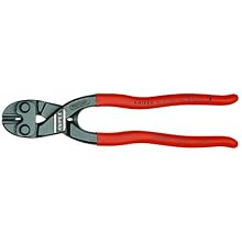 Knipex 7131200 8-Inch Lever Action Mini-Bolt Cutter With Notch