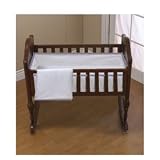 Forever Mine Cradle Bedding with Lilac Trim Size: 15x33