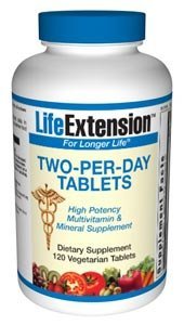 Life Extension - Life Extension Two Per Day 120 Vegetarian Tablets