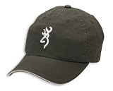 Browning Twill Cap w/3D Buckmark, Pine Grn #308304741