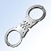 Hinged Nickel Plated Double Lock Handcuffs