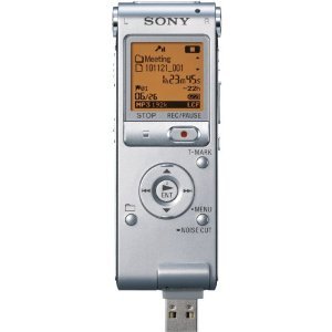 Sony ICD-UX512 2 GB Flash Memory Digital Voice Recorder (Silver)
