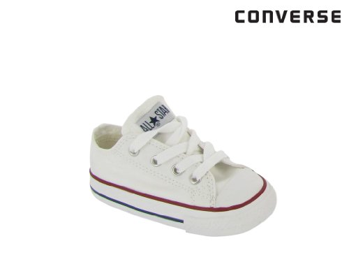 Converse Chuck Taylor All Star Lo Top Toddlers Optical White Canvas Shoes 7q490