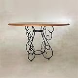 IMAGE OF Grace Collection 2 piece Fancy French Scroll Dining Table
