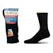 MediPeds Crew Socks (Large, Black)