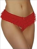 Sinfully Sweet Crotchless G-String Plus.