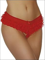 Sinfully Sweet Crotchless G-String Plus