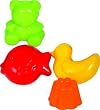 4-pc Sand Mold Set - Fish, Teddy, Duckie and Cake
