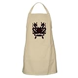 IMAGE OF Apron Khaki Two Chinese Dragons