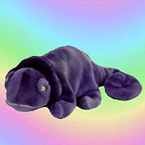 Ty Beanie Babies Iggy the Iguana Rainbow Colors