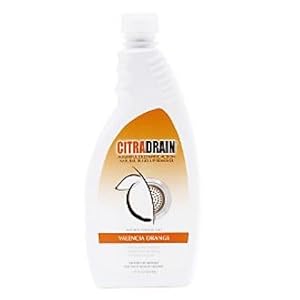 Citra-Drain by Citra-Solv Natural Drain Cleaner - Valencia Orange - 22-Ounce Bottles (3 Pack)