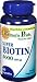 SUPER BIOTIN - 60 Capsules 5000 mcg Healthy Skin & Hair