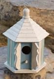 Nantucket Blue Birdhouse Traditional