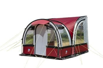 Sunncamp Red Paramount 260 Caravan Porch Awning 2010 Model.