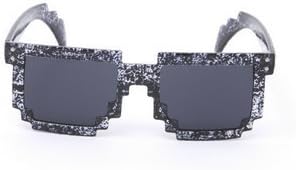 Digital Pixel Wayfarer Style Sunglass, Geeky frame