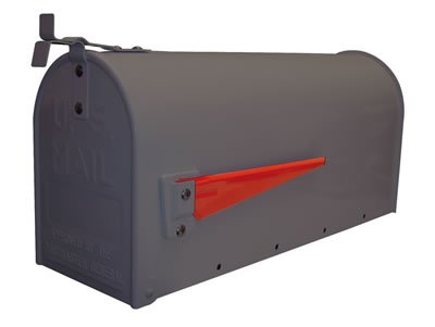 DEMA American Mailbox aus Stahl, anthrazit