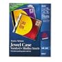 AVE8693 - CD/DVD White Matte Jewel Case Inserts for Ink Jet Printers