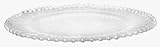 IMAGE OF Tag Hobnail Rim Pressed Clear Glass 10-1/2-Inch Diameter Dinner/Luncheon Plate, Set of 6