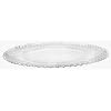 Tag Hobnail Rim Pressed Clear Glass 10-1/2-Inch Diameter Dinner/Luncheon Plate, Set of 6