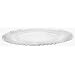 Tag Hobnail Rim Pressed Clear Glass 10-1/2-Inch Diameter Dinner/Luncheon Plate, Set of 6