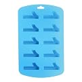 Sillycone Single Number Ice or Bake Tray, Blue