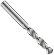 Precision Twist QC41P High Speed Steel Stub Drill Bit, Uncoated (Bright) Finish, Round Shank, Parabolic Flute, 135 Degree Point Angle, #11 (Pack of 12)