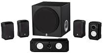 Yamaha NS-SP1800BL 5.1-Channel Home Theater Speaker Package