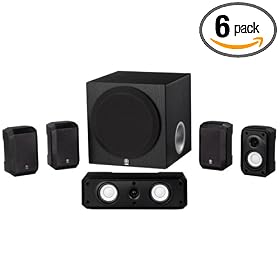 Yamaha NS-SP1800BL 5.1-Channel Home Theater Speaker Package