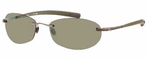 Nike Milo Sunglasses Walnut Brown Flexon Frame