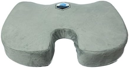 Premium Orthopedic Seat Cushion: Advanced Gel Memory Foam with BONUS Cover