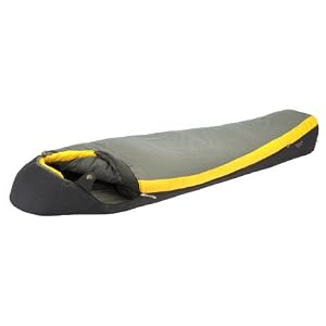 Pinole +20 Synthetic Sleeping Bag - Men's Titanium Long RH by Mountain Hardwear