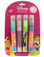 Childrens Toyshop  Toys : Disney Princess Stamp Markers -4pack Set