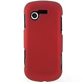 Hard Snap-on Shield RED Rubberized Faceplate Cover Sleeve Case for SAMSUNG  ....