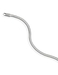 6.75" 2.4mm Snake Chain (Clasp Sold Separately) Size = 7