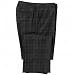 Ashworth flat front plaid pant black 34w