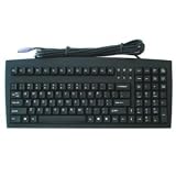 iOne Scorpius 2K compact 1U rackmount keyboard PS/2 Black