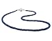 30 Carat All Natural September Sapphire Necklace with Magnetic Clasp