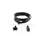 Power Cord w/ 2 Prong Power Connector Socket - by Abacus24-7