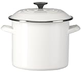 Review Le Creuset N4100-3016 / Le Creuset Enamel-on-Steel 20-Quart Stockpot, White