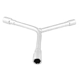 uxcell　六角ソケットレンチ　Y型　金属　8mm 10mm 12mm　シルバートーン