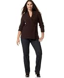 Calvin Klein Jeans Plus Size Shawl-Collar Cardigan, V-Neck Tee & Skinny Jeans