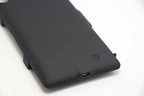 Sony Xperia Z2 Battery Case, Todoro 4500mah Rechargeable Extended Charging Case with Kickstand Fast Charging (Black)