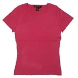 August Silk Nylon Silk Rib Crew 0712010