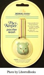 Paci-keeper Pacifier Leash "Blue Bear" by Merri Tots