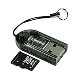 Kingston 4 GB microSDHC Class 4 Flash Memory Card with Reader (Black) FCR-M ....