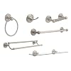 Franklin Brass D9002SN Jamestown Double Robe Hook, Satin Nickel